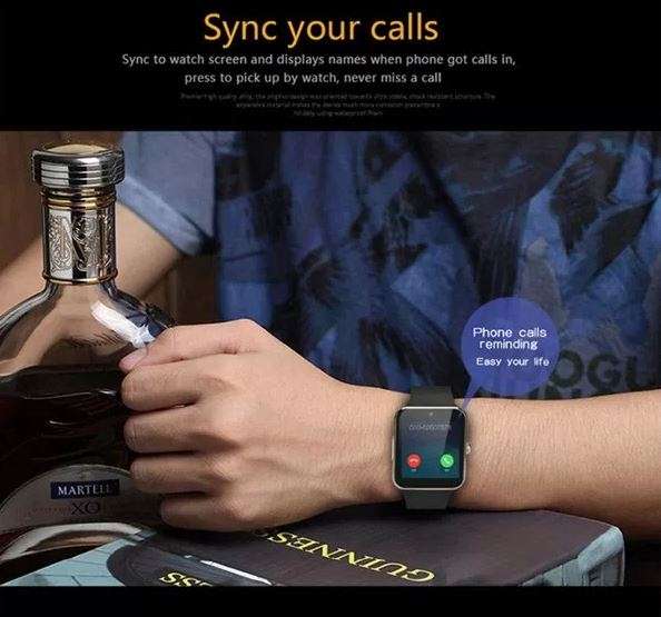 Professional Smart Watch - Support SIM CARD, Bluetooth, Sleep Monitor, SD Card, Pedometer etc.