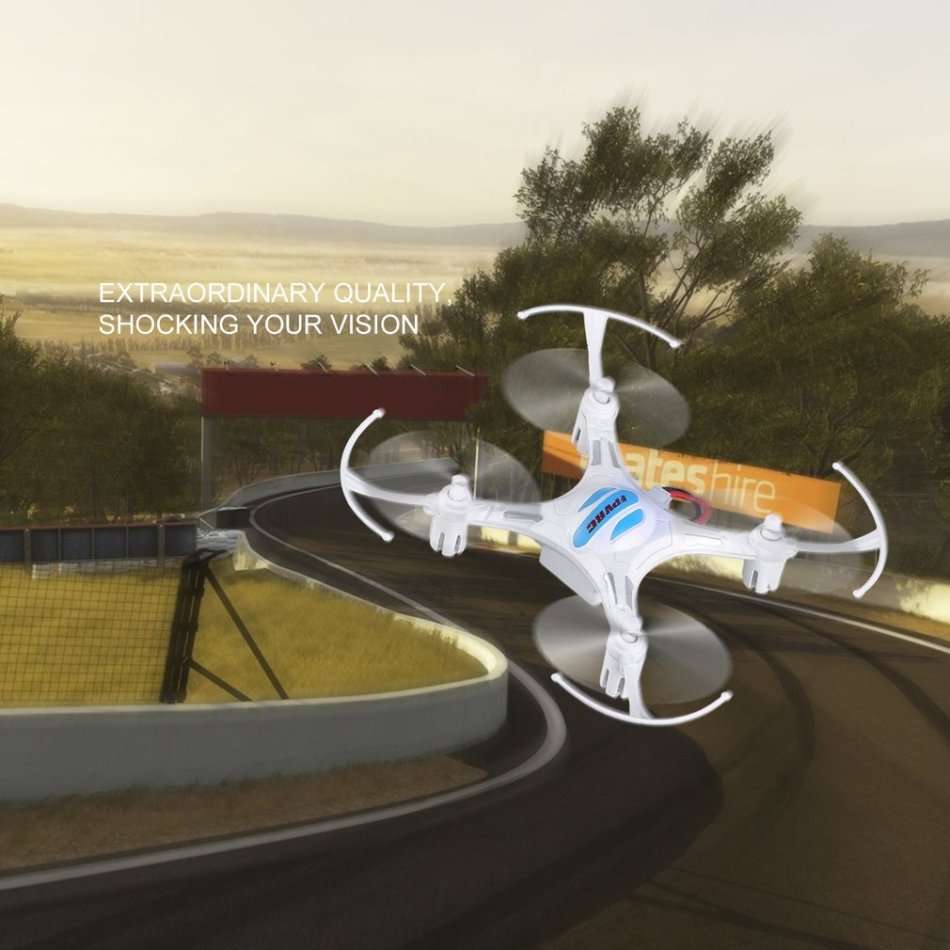 Mini 4 Axis Remote Control Drone - Altitude hold, automatic return 360 degrees, Flash Lights etc.