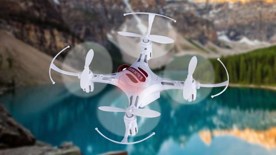 Mini 4 Axis Remote Control Drone - Altitude hold, automatic return 360 degrees, Flash Lights etc.