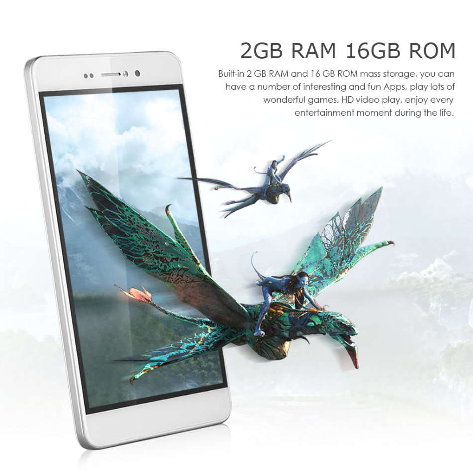 5" Android 6.0 Quadcore Smartphone - 16GB, 2GB Ram, 4G, Dual Sim, Dual Camera, IPS LCD Touch screen