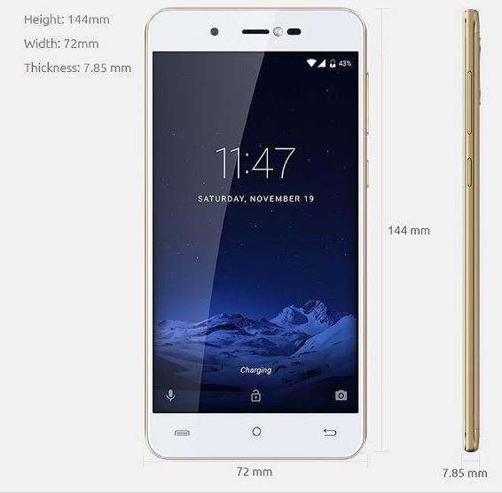 5" Android 6.0 Quadcore Smartphone - 16GB, 2GB Ram, 4G, Dual Sim, Dual Camera, IPS LCD Touch screen