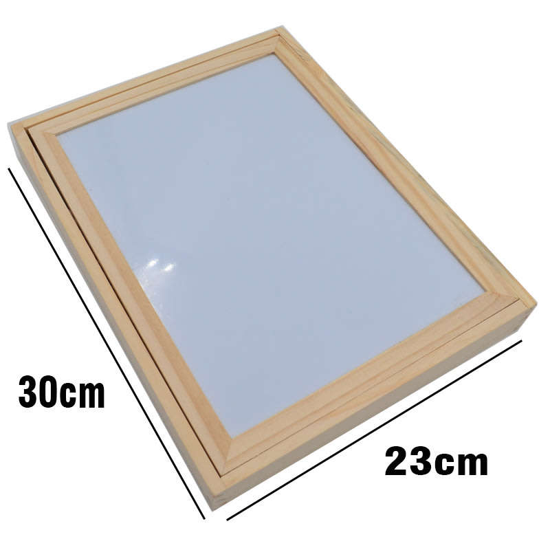 Alphabet Letter & Animal Magnetic Whiteboard & Chalkboard Set In a Wooden Box