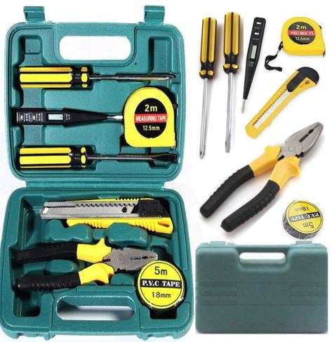 8 Piece Quality Carbon Combination Tool Set, Handy and Ready in a Carry Case