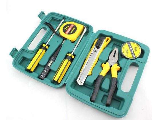 8 Piece Quality Carbon Combination Tool Set, Handy and Ready in a Carry Case