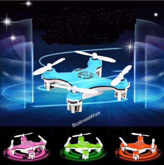 2.4GHZ 6 Axis Mini Remote Control Quadcopter 360° Rotation, LED Lights, 3D Stunts