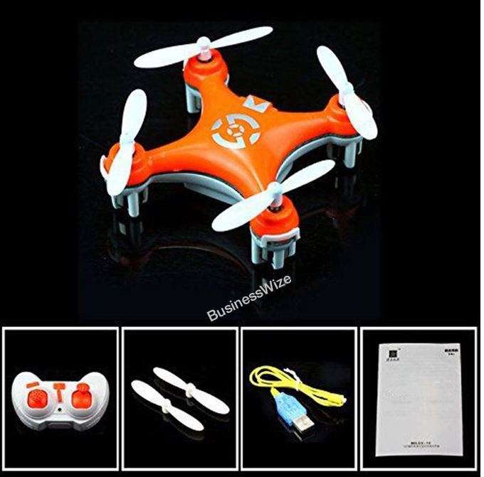 2.4GHZ 6 Axis Mini Remote Control Quadcopter 360° Rotation, LED Lights, 3D Stunts