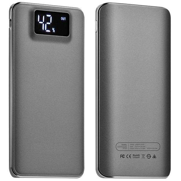 27 000mAh Power Bank for Charging of Electronic Devices, LED Digital Screen & Flashlight