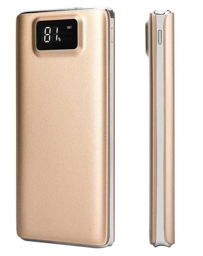 27 000mAh Power Bank for Charging of Electronic Devices, LED Digital Screen & Flashlight