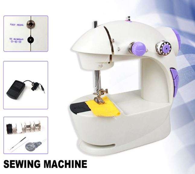 Portable Electric Sewing Machine with Led Light & Foot Pedal - Lightweight, portable, and convenient