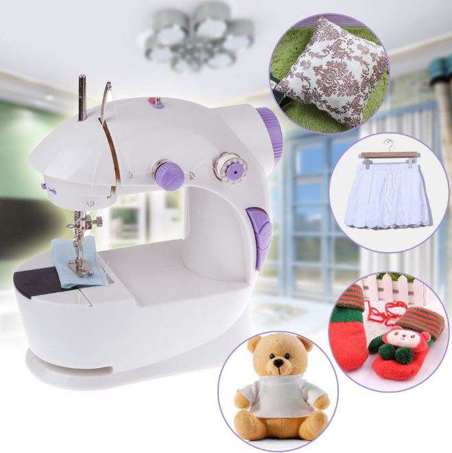 Portable Electric Sewing Machine with Led Light & Foot Pedal - Lightweight, portable, and convenient