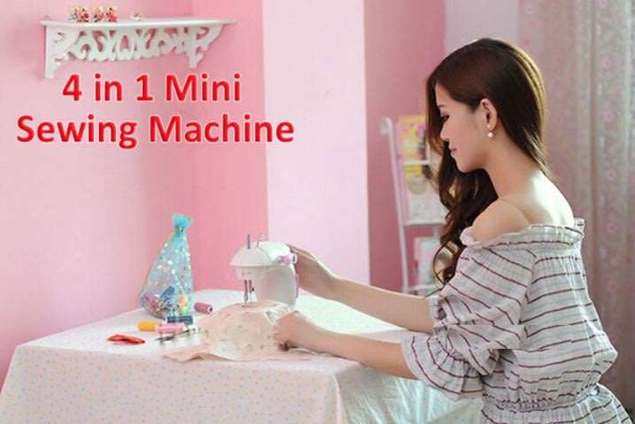 Portable Electric Sewing Machine with Led Light & Foot Pedal - Lightweight, portable, and convenient