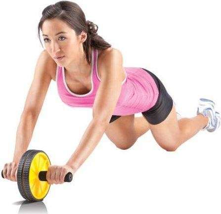 Tummy Trimmer Exercise AB Wheel for Body Workout!