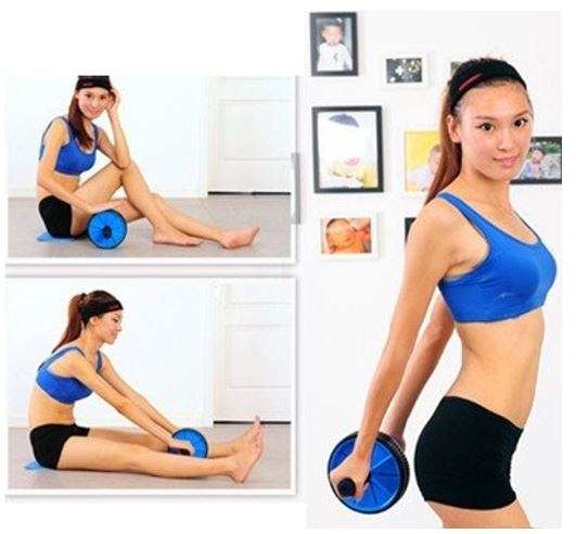 Tummy Trimmer Exercise AB Wheel for Body Workout!