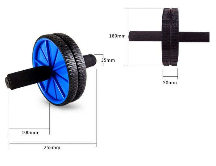 Tummy Trimmer Exercise AB Wheel for Body Workout!