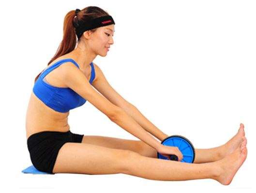 Tummy Trimmer Exercise AB Wheel for Body Workout!