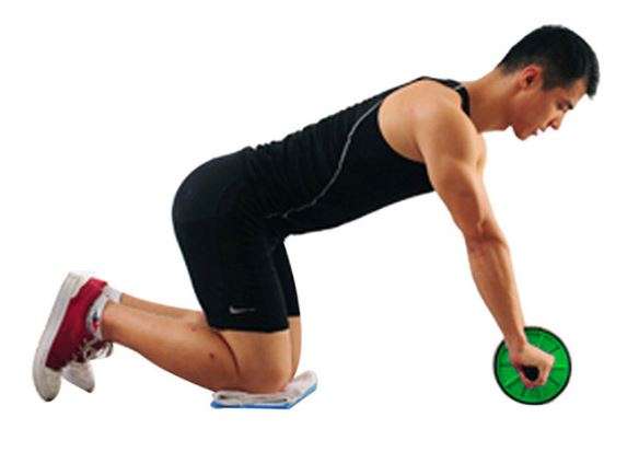 Tummy Trimmer Exercise AB Wheel for Body Workout!