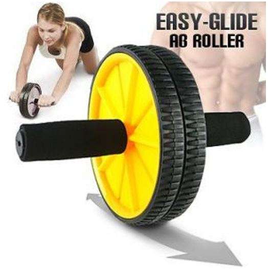 Tummy Trimmer Exercise AB Wheel for Body Workout!