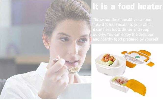 Electric Heating Lunch Box - Warm your food conveniently, no microwave required!