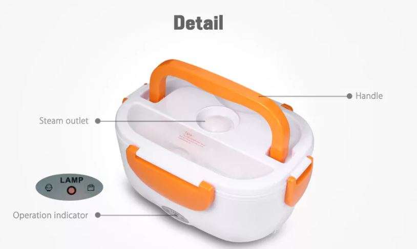 Electric Heating Lunch Box - Warm your food conveniently, no microwave required!