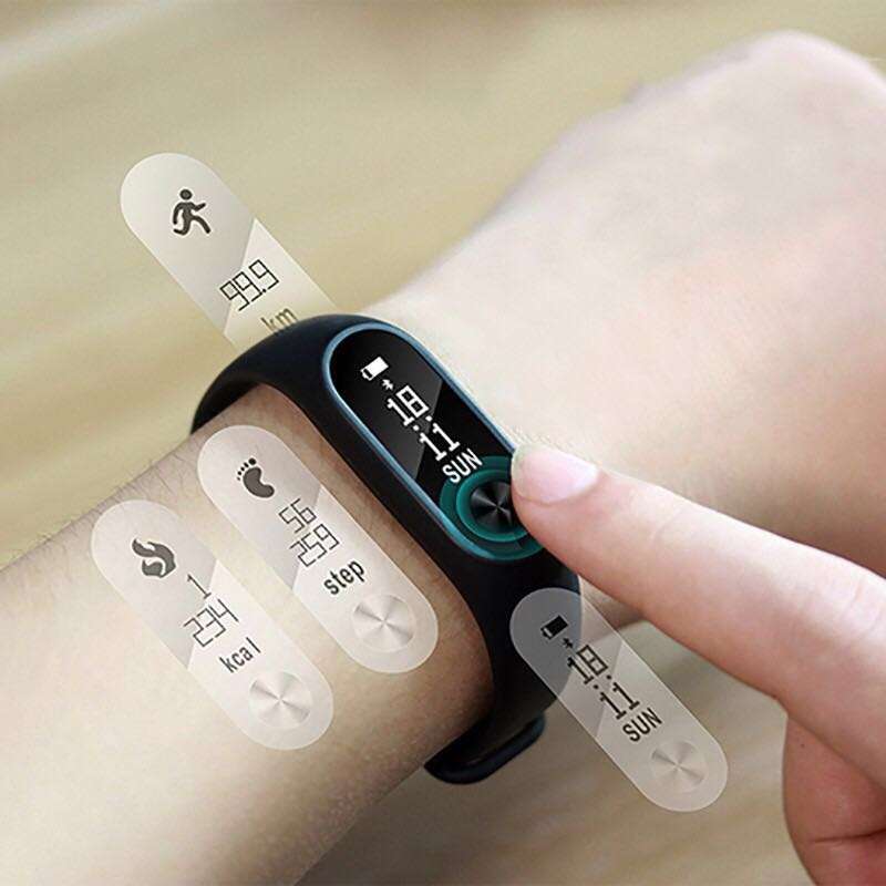 Bluetooth Health Smart Watch - Heart Rate Monitor, Pedometer, Blood Pressure, Track Mood & more...