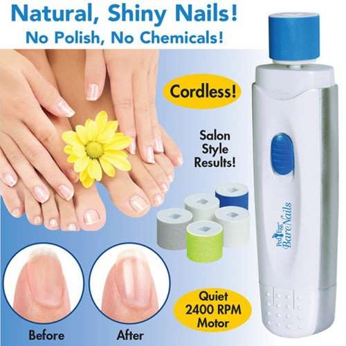 PedEgg Bare Nails Electronic Nail Care System - Buff & Shine Nails