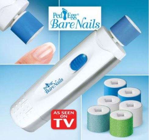 PedEgg Bare Nails Electronic Nail Care System - Buff & Shine Nails