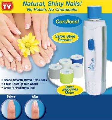 PedEgg Bare Nails Electronic Nail Care System - Buff & Shine Nails