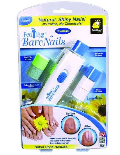PedEgg Bare Nails Electronic Nail Care System - Buff & Shine Nails