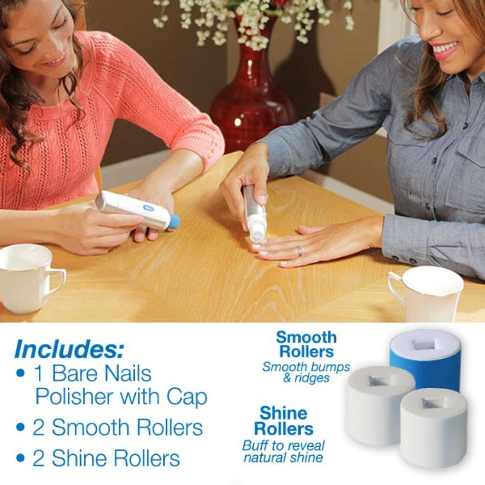 PedEgg Bare Nails Electronic Nail Care System - Buff & Shine Nails