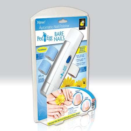 PedEgg Bare Nails Electronic Nail Care System - Buff & Shine Nails