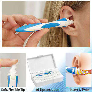 Smart Swab - Rapid Removal of Ear Wax including 16 Flexible & Washable tips