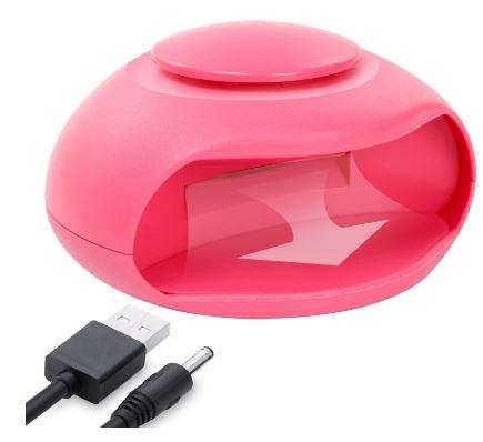 Mini Portable UV Light Nail Dryer - Lightweight, easy to carry, for Salon or Home use