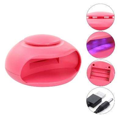 Mini Portable UV Light Nail Dryer - Lightweight, easy to carry, for Salon or Home use