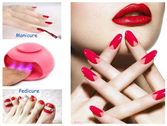 Mini Portable UV Light Nail Dryer - Lightweight, easy to carry, for Salon or Home use