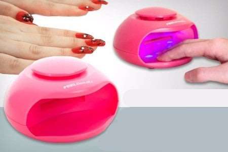 Mini Portable UV Light Nail Dryer - Lightweight, easy to carry, for Salon or Home use