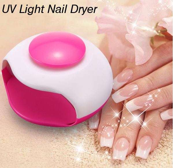 Mini Portable UV Light Nail Dryer - Lightweight, easy to carry, for Salon or Home use