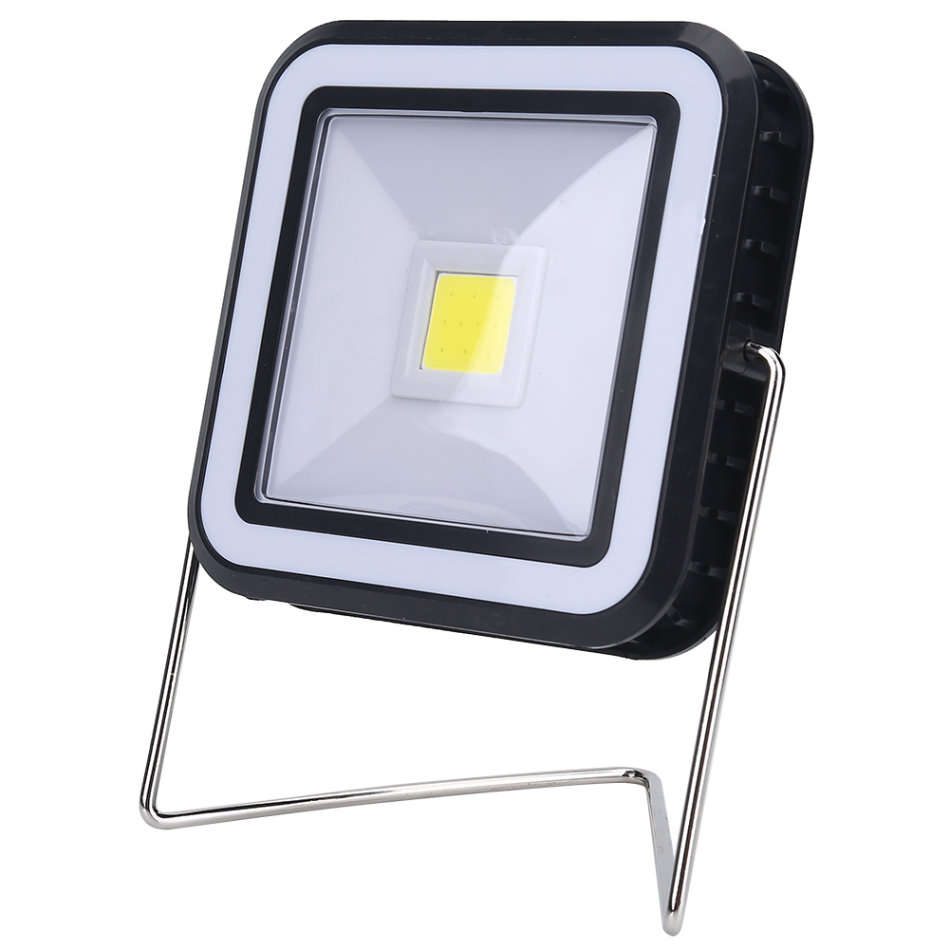 COB LED Solar Power Rechargeable Light & POWER BANK for Charging of Devices, Rotate 360 Degrees