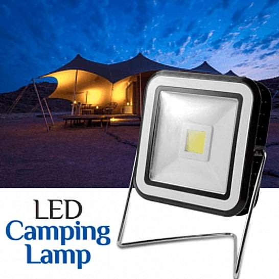 COB LED Solar Power Rechargeable Light & POWER BANK for Charging of Devices, Rotate 360 Degrees