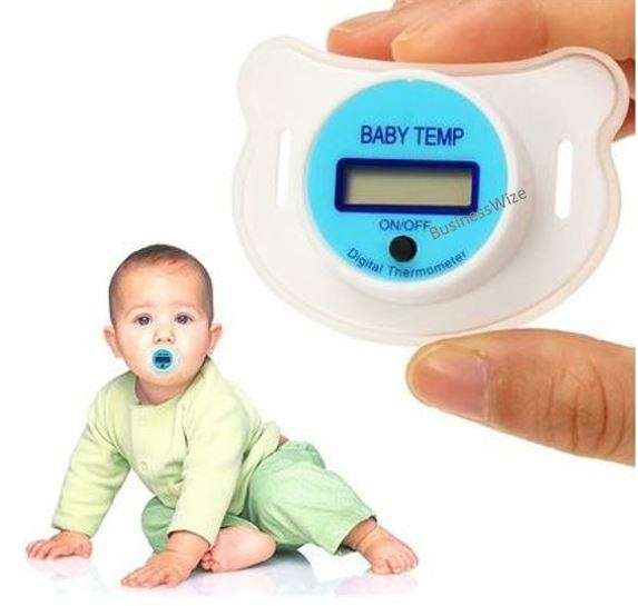 A fantastic new pacifier that take your little ones temperate