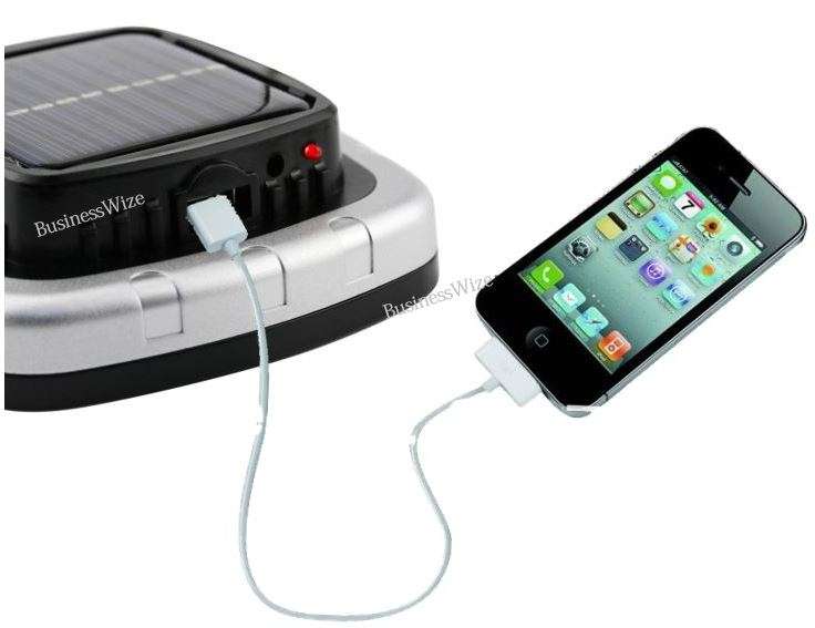 LED Solar Light & POWER BANK for charging of Electronic Devices - Great for Outdoor