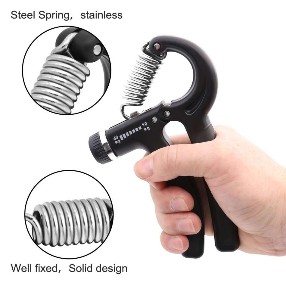 Adjustable Grip - Increase Strength and assist in recovering from multiple injuries and symptoms