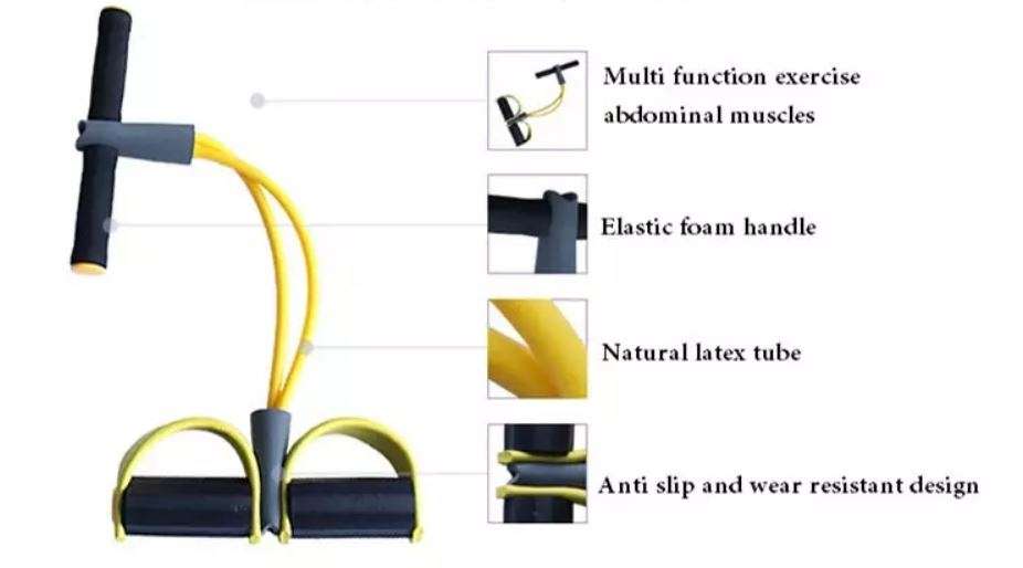 Pull Reducer Sit-Up Extender - Strengthen Muscles in Arms, Legs, Thighs, Waist, Biceps