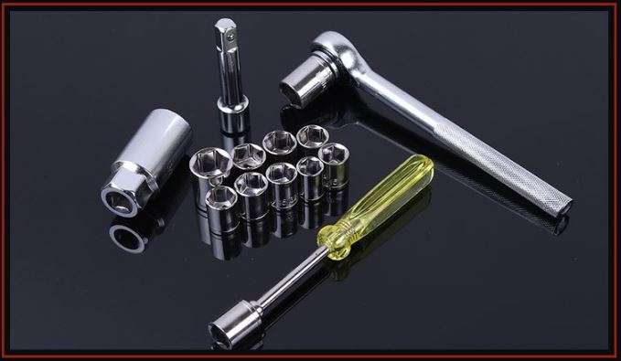 40 Piece Combination Socket Wrench Set in a handy Carry Case