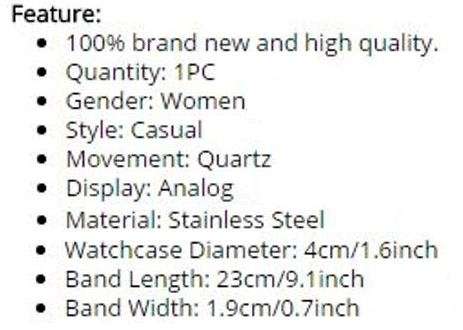 Luxurious Ladies Stainless Steel & Rhinestone Quartz Wrist Watch in Complimentary Gift Box