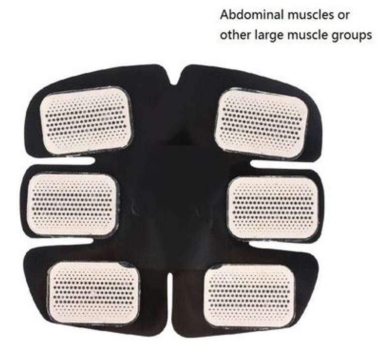 Home Gym - Wireless Electronic EMS 6 Pack Abs Muscle Simulator Kit with 5 modes