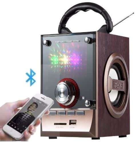 Bluetooth Sub-Woofer FM Radio Speaker - LED Display