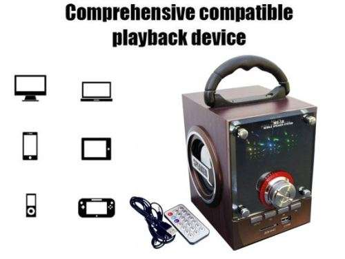 Bluetooth Sub-Woofer FM Radio Speaker - LED Display