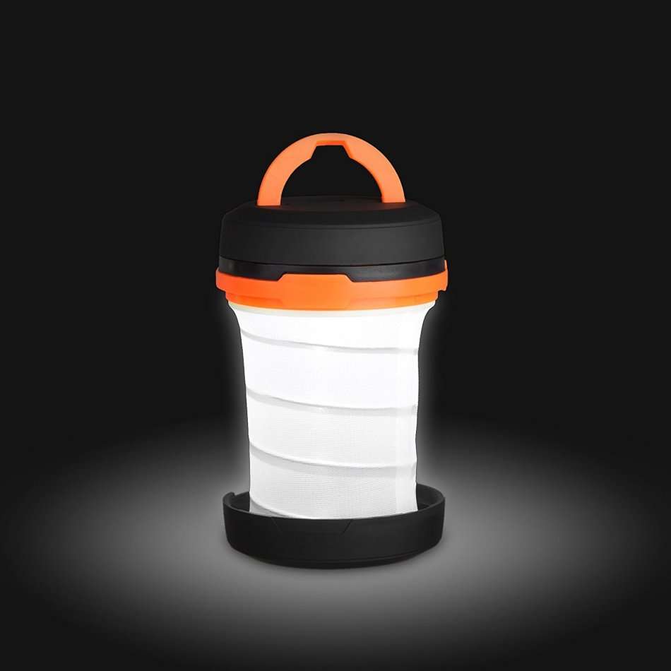 Foldable 2 in 1 LED Flash Light & Lantern with 3 lightning modes, Light weight and easy to operate