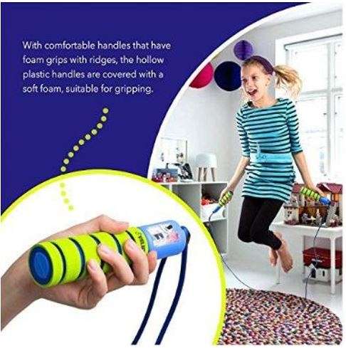 Adjustable Skipping Rope with Counter - Excellent for fitness exercises