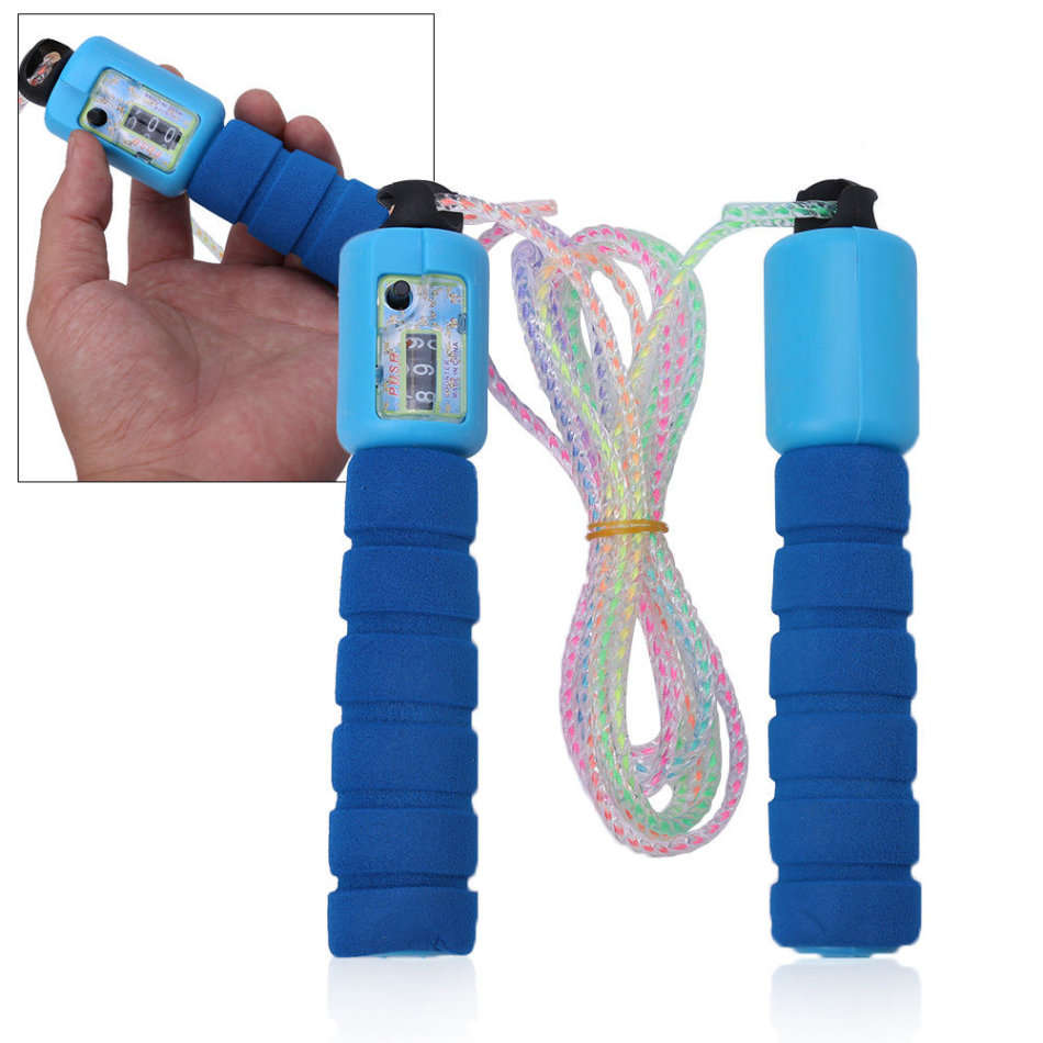 Adjustable Skipping Rope with Counter - Excellent for fitness exercises